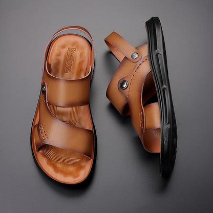 🔥Limited Time Offer 49% OFF🔥Men's New Beach Leather Soft Sole Casual Sandals