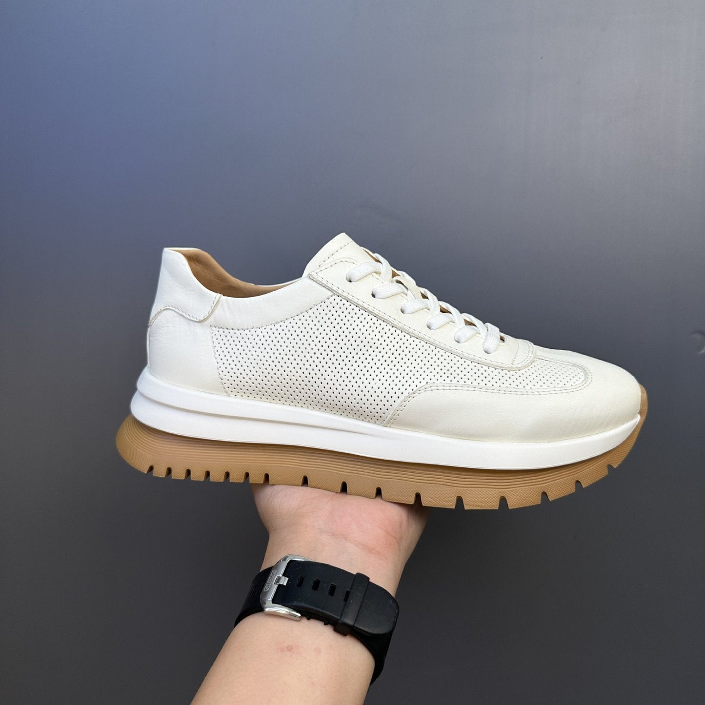 ✅High -quality Dedication✅Men's Breathable Genuine Leather Retro Casual Shoes