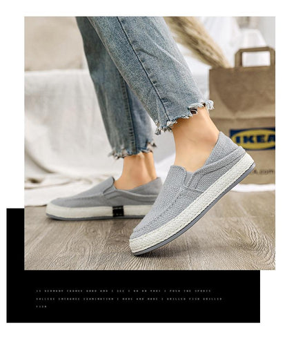 🔥Limited Time Offer 49% OFF🔥New Men's Linen Breathable Slip-on Casual Shoes