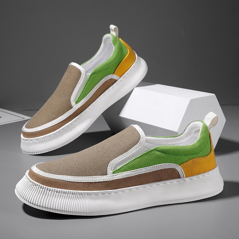 2024 Autumn And Winter New Breathable Lazy Slip-on All-match Canvas Shoes