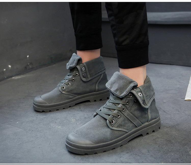 🔥Limited Time Offer 49% OFF🔥Men's High Top Canvas Casual Boots