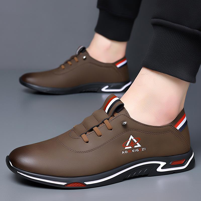 ✅High -quality Dedication✅New Style Genuine Leather Soft Sole Slip-on Casual Shoes