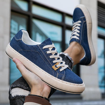 New Men's Breathable Denim Casual Non-slip Casual Shoes