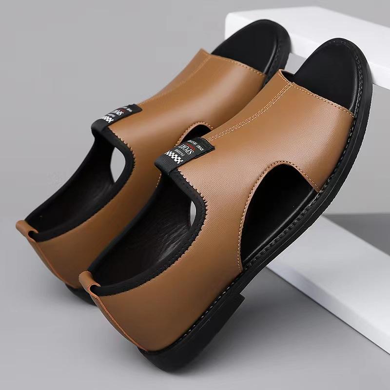 🔥Limited Time Offer 49% OFF🔥Men's New Soft-soled Versatile Beach Slip-on Drive Sandals