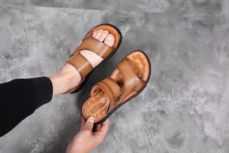 🔥Limited Time Offer 49% OFF🔥Men's New Beach Leather Soft Sole Casual Sandals