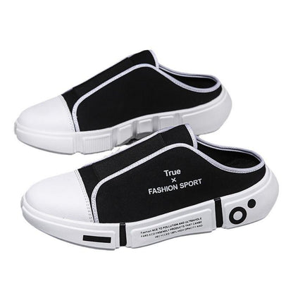 2024 Spring And Summer New Men's Breathable Lazy White Shoes