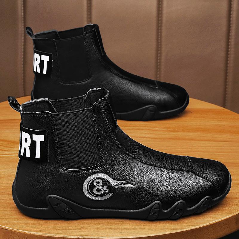 🔥Limited Time Offer 49% OFF🔥Men's Genuine Leather High-top Casual Non-slip Waterproof Boots