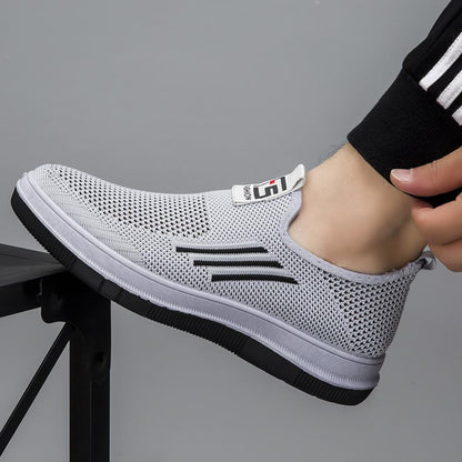 Men's New Mesh Hollow Slip-on Sports Casual Shoes