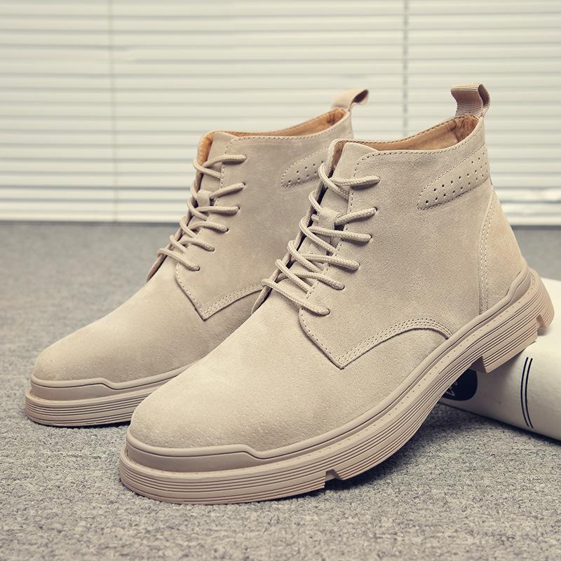 🔥Limited Time Offer 49% OFF🔥New Men's British Style High Top Genuine Leather Martin Boots