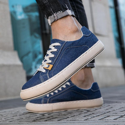 New Men's Breathable Denim Casual Non-slip Casual Shoes