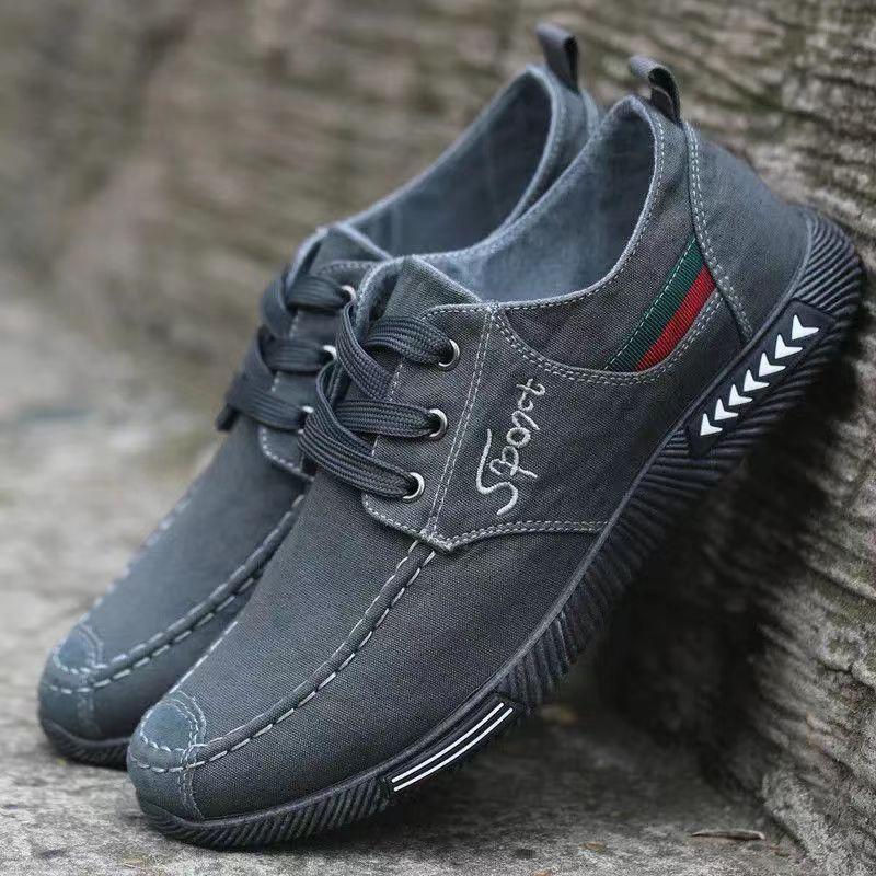 Summer soft sole breathable canvas shoes