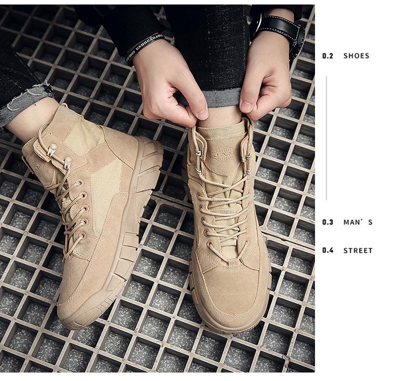 🔥Limited Time Offer 49% OFF🔥Men's New Soft Canvas High-top Casual Boots