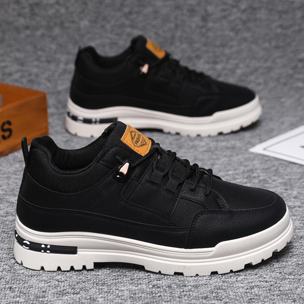 New Men's Leather Casual Sports Shoes