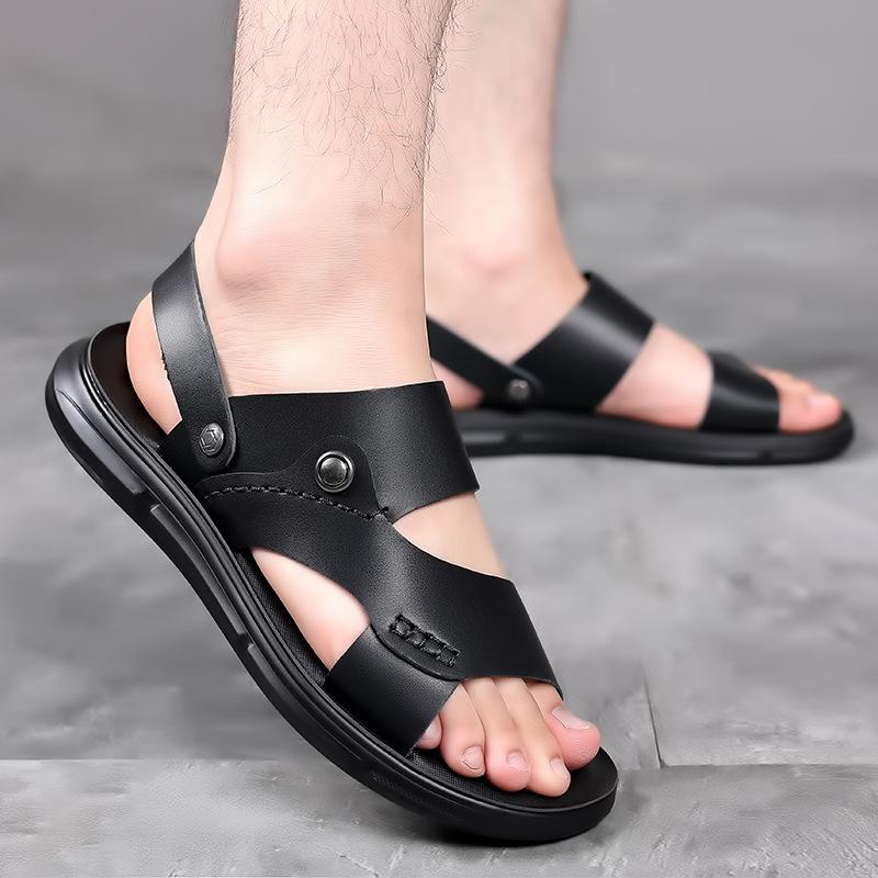 🔥Limited Time Offer 49% OFF🔥Men's New Beach Leather Soft Sole Casual Sandals