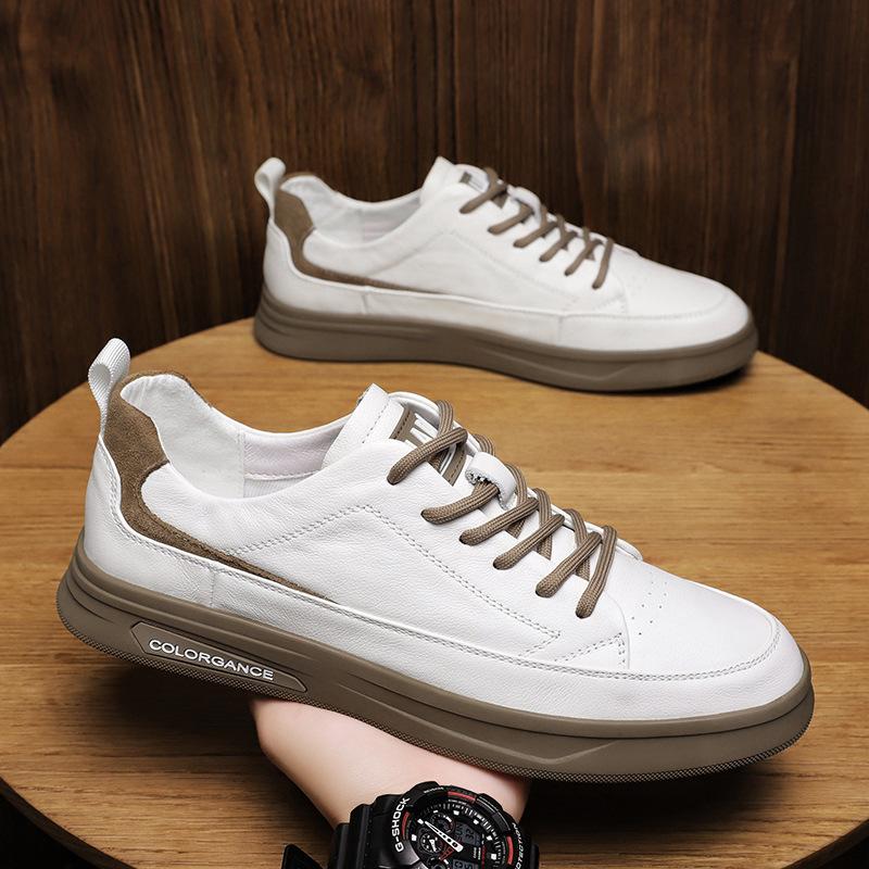 Sports Leisure Trend Versatile White Shoes