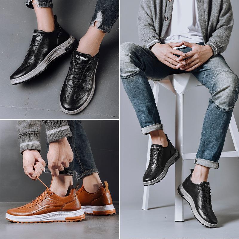 🔥Limited Time Offer 49% OFF🔥New Men's Waterproof Genuine Leather Casual Shoes