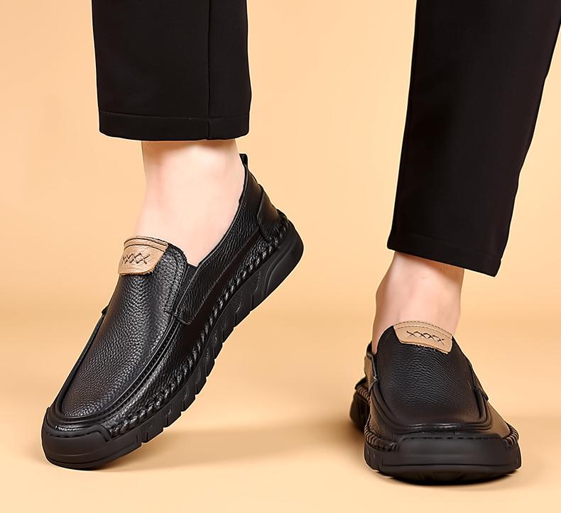 ✅High -quality Dedication✅New Men's Top Layer Cowhide Casual Loafers