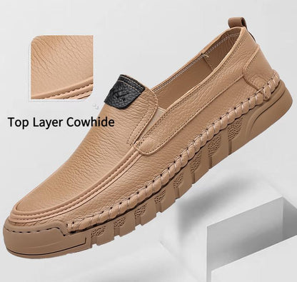 ✅High -quality Dedication✅New Men's Top Layer Cowhide Casual Loafers