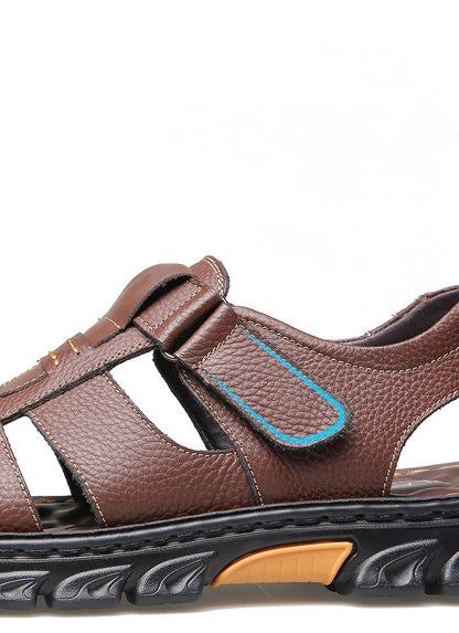 New Men's Beach Leather Sandals