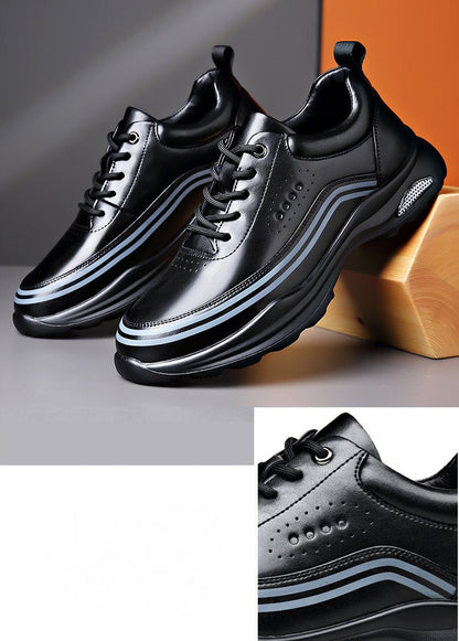 ✅High -quality Dedication✅Men's Breathable Genuine Leather Lightweight Soft Soled Casual Shoes