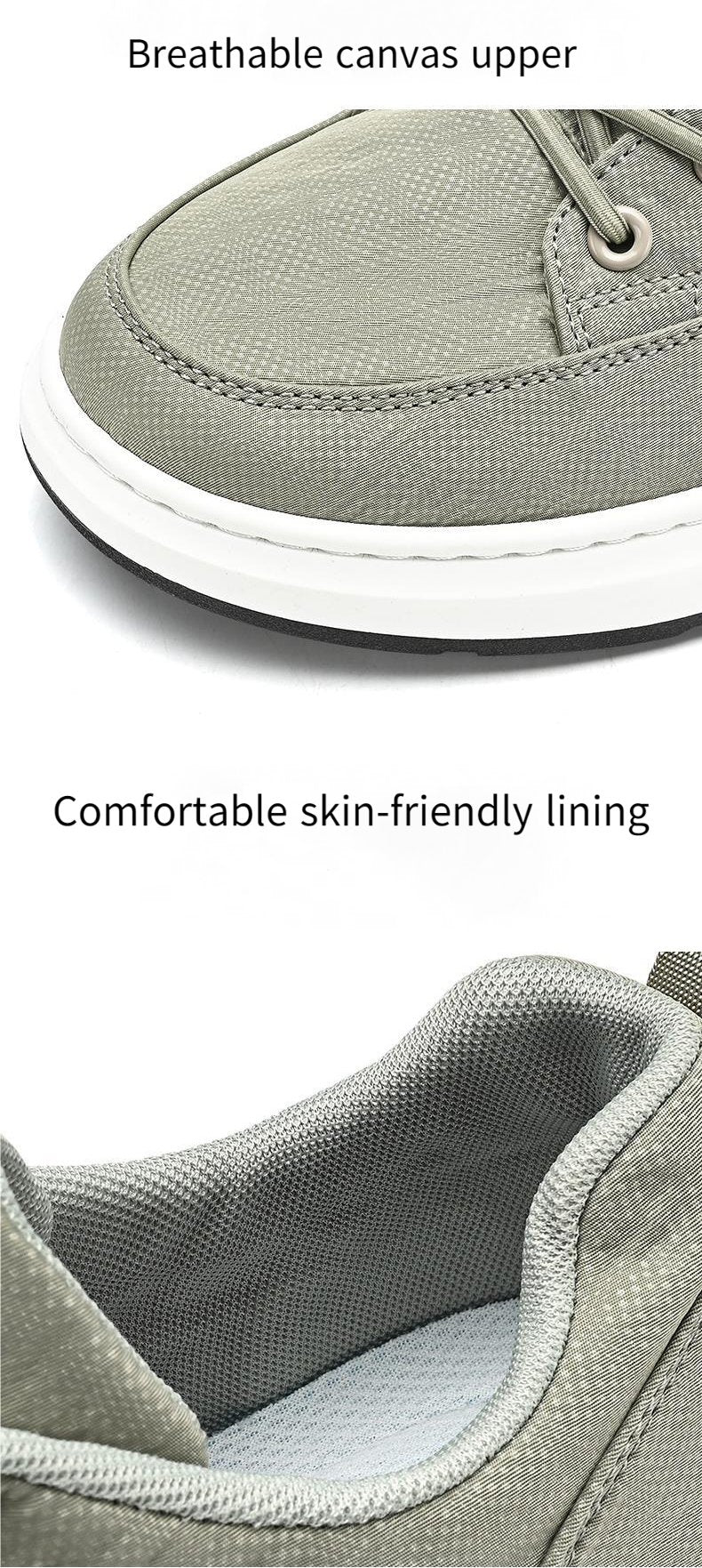 Men's New Breathable Versatile Canvas Slip-on Casual Shoes