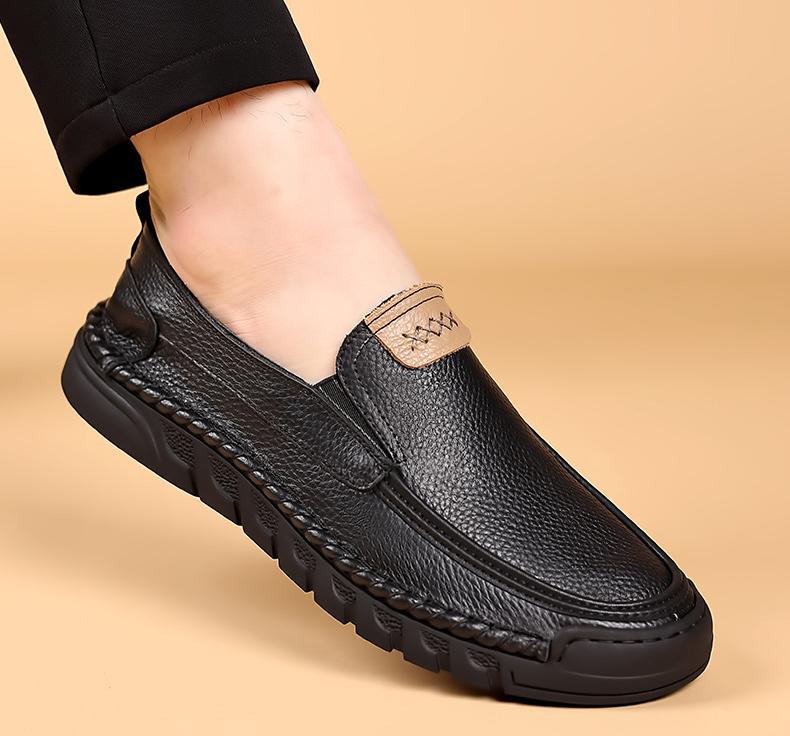 ✅High -quality Dedication✅New Men's Top Layer Cowhide Casual Loafers