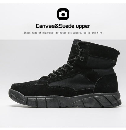 🔥Limited Time Offer 49% OFF🔥Men's New Soft Canvas High-top Casual Boots