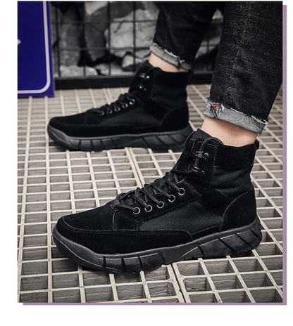 🔥Limited Time Offer 49% OFF🔥Men's New Soft Canvas High-top Casual Boots