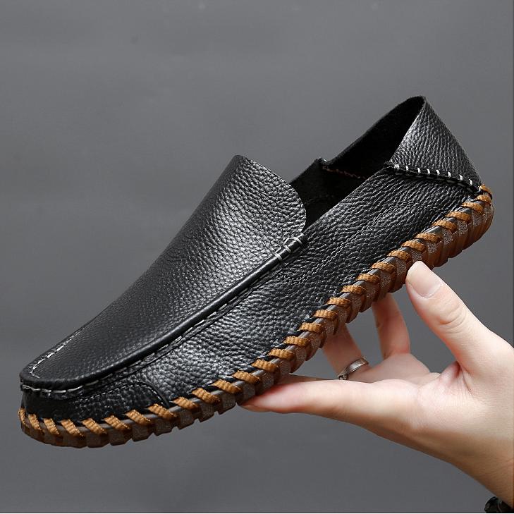 ✅High -quality Dedication✅New Breathable Genuine Leather Driving Soft Sole Casual Shoes