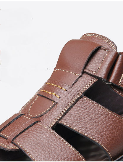 New Men's Beach Leather Sandals