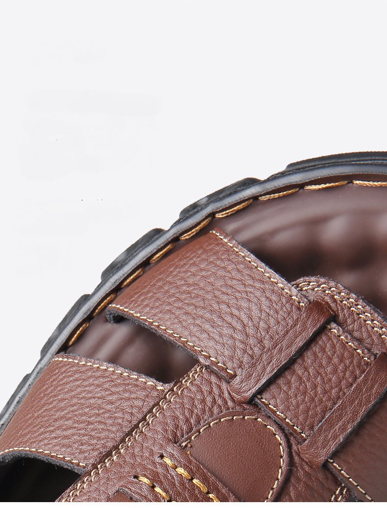 New Men's Beach Leather Sandals