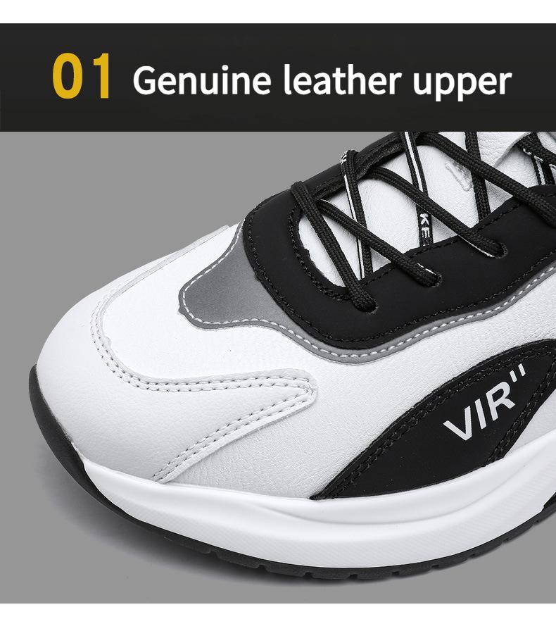 Men's New Leather Sports Waterproof Casual Shoes