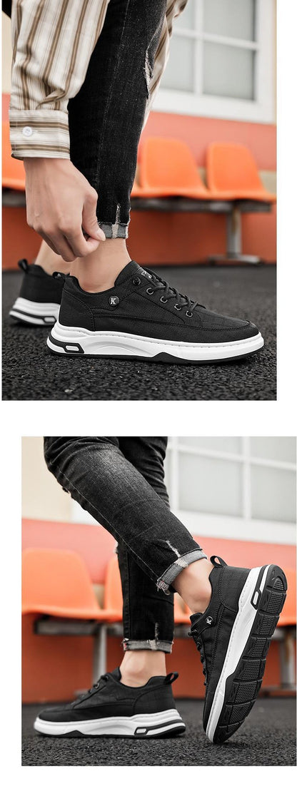 Men's New Breathable Versatile Canvas Slip-on Casual Shoes