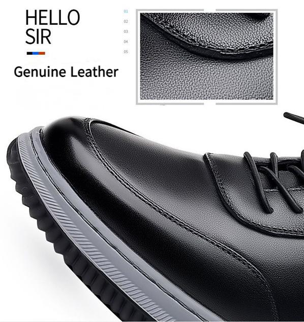 ✅High -quality Dedication✅Men's Genuine Leather Soft Sole Casual Driving Shoes