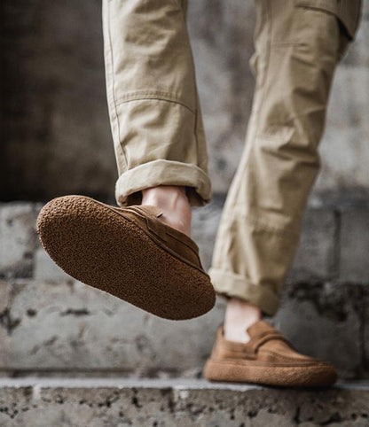 ✅High -quality Dedication✅Men's Genuine Suede Slip-on Soft Sole Casual Loafers