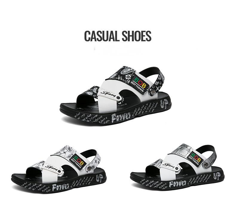 2024 Summer New Men's Fashion Beach Slippers