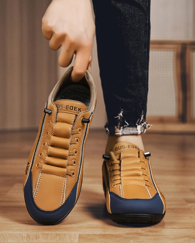 Men's New Genuine Leather Breathable High-end Casual Shoes