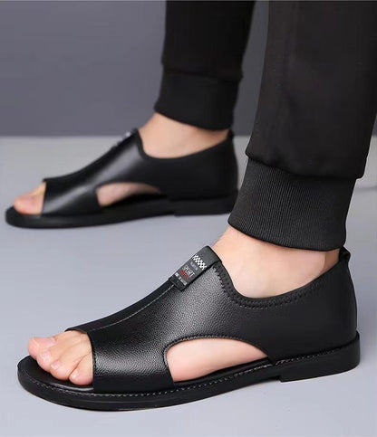 🔥Limited Time Offer 49% OFF🔥Men's New Soft-soled Versatile Beach Slip-on Drive Sandals