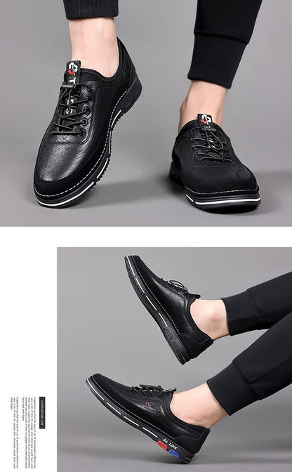 ✅High -quality Dedication✅New Men's High Quality Genuine Leather Soft Sole Casual Shoes