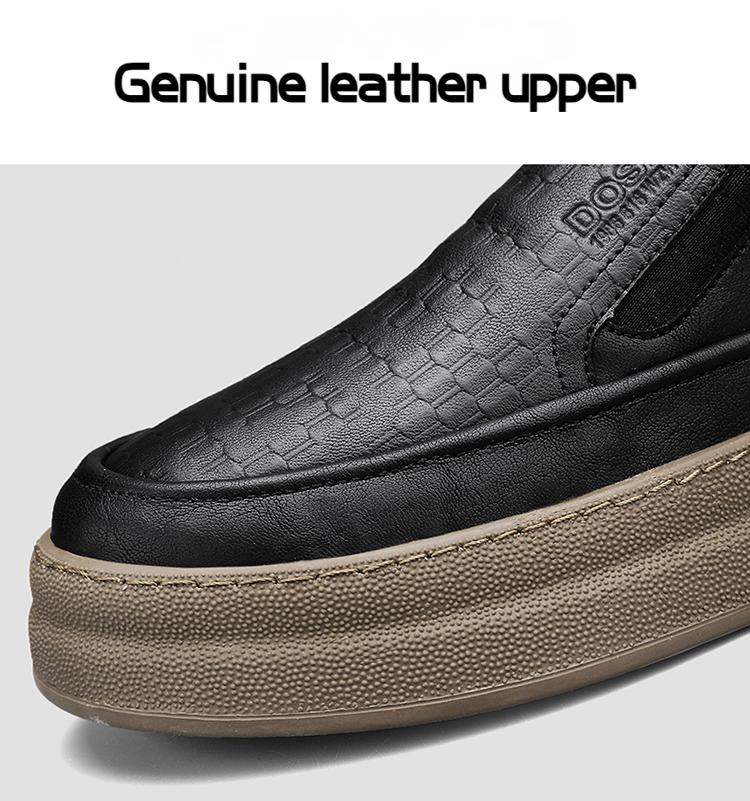 ✅High -quality Dedication✅Men's Slip-on Genuine Leather Versatile Casual Shoes